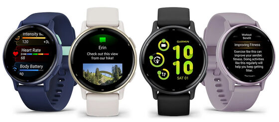 Garmin íVivoactive 5 Γυναικεία Ανδρικά Smartwatch Σιλικόνη